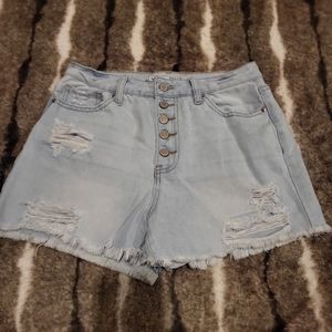 YMI high rise shorts.